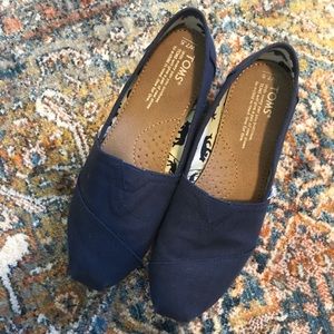 Toms Navy Blue Shoes